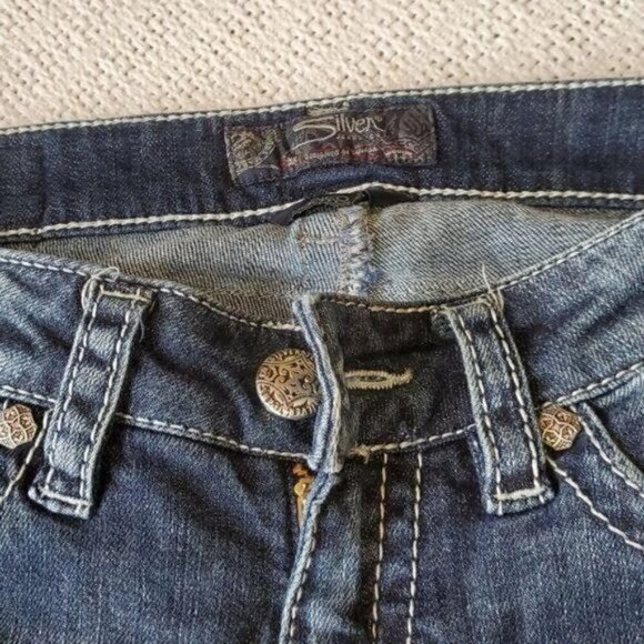 Silver Jeans Aiko Bootcut Sz. 26 x 31 Blue Jeans - Picture 3 of 11